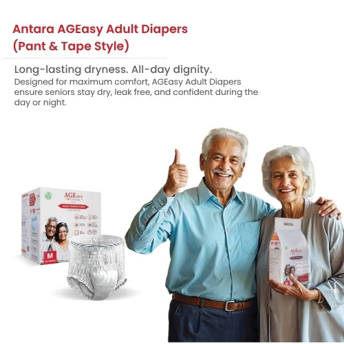 Antara AGEasy Adult Diapers (Pant & Tape Style)