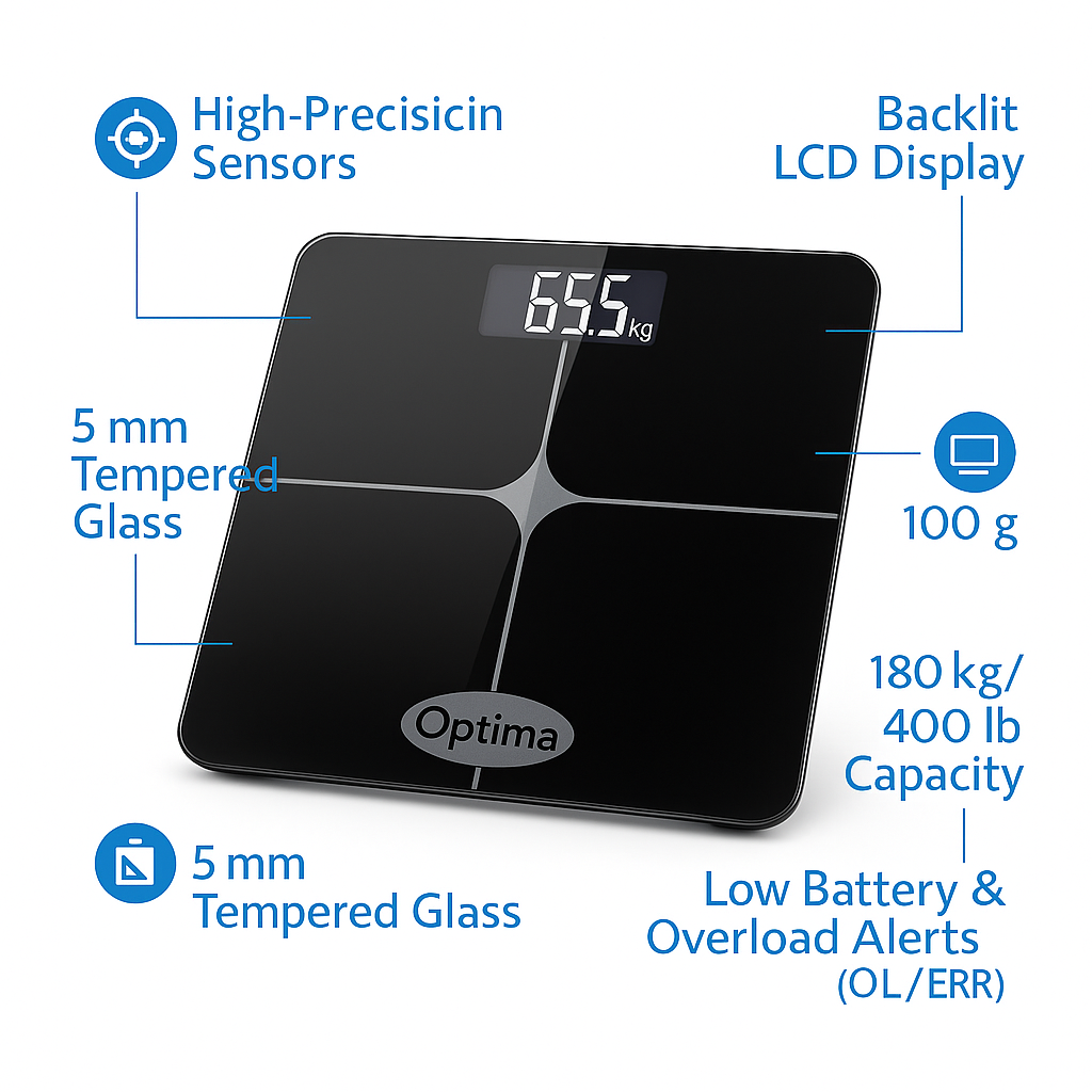 Optima Personal Weighing Scale OWS-01