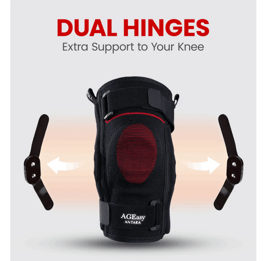 AGEasy Comfort Hinged Knee Brace for Knee Discomfort (Pair) - Book Your MediDevice