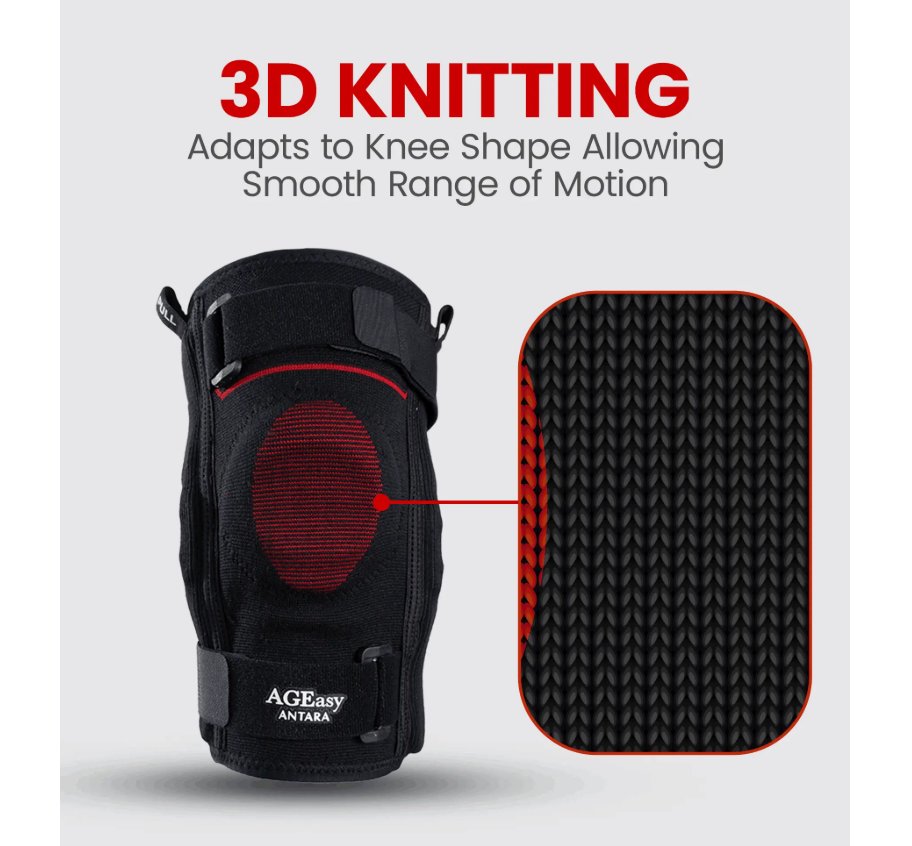AGEasy Comfort Hinged Knee Brace for Knee Discomfort (Pair) - Book Your MediDevice