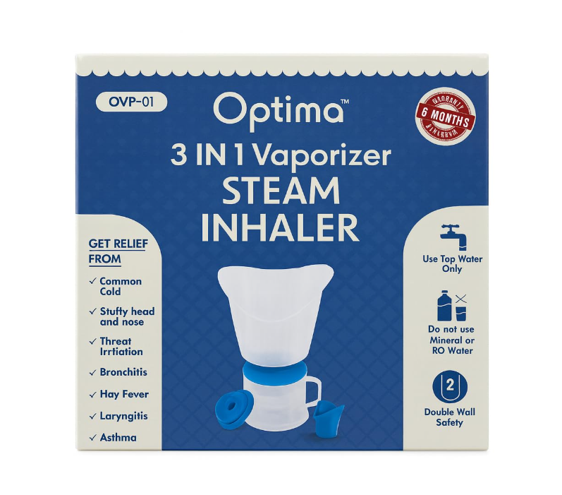 Optima OVP-01 3-in-1 Steam Inhaler Vaporizer