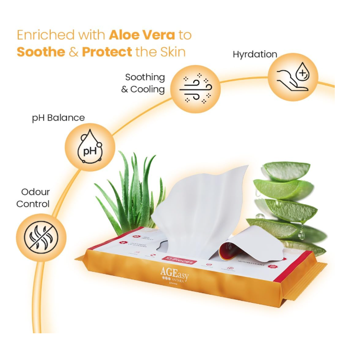 Antara AGEasy Bed Bath Wipes - Book Your MediDevice