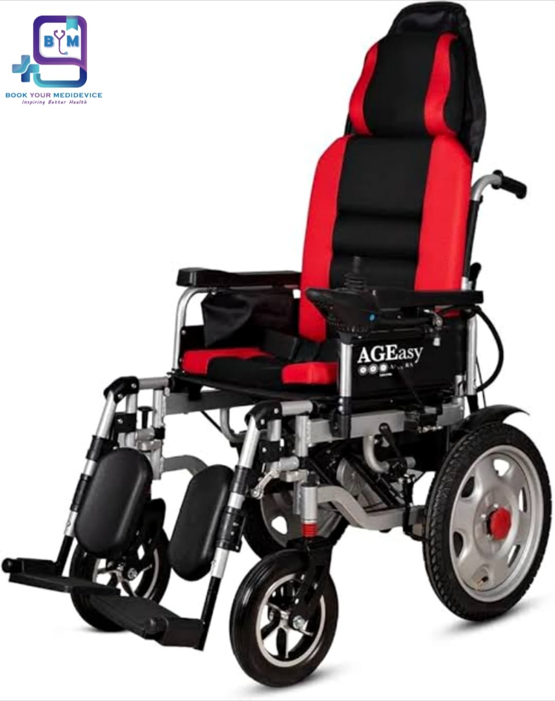 Antara AGEasy Power Wheelchair with Comfortable Seating for Easy Mobility - Book Your MediDevice