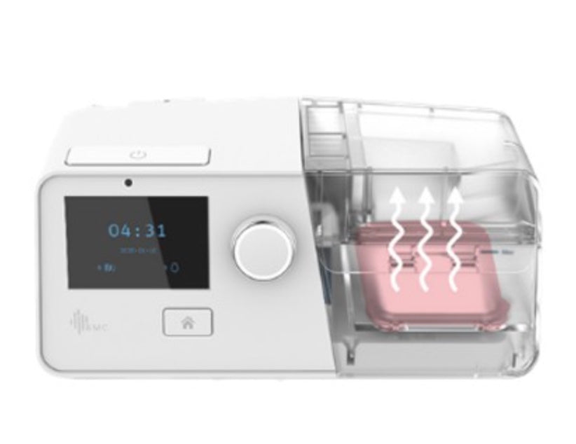 BMC G3 B30VT BiPAP Machine with digital display and humidifier chamber for respiratory support