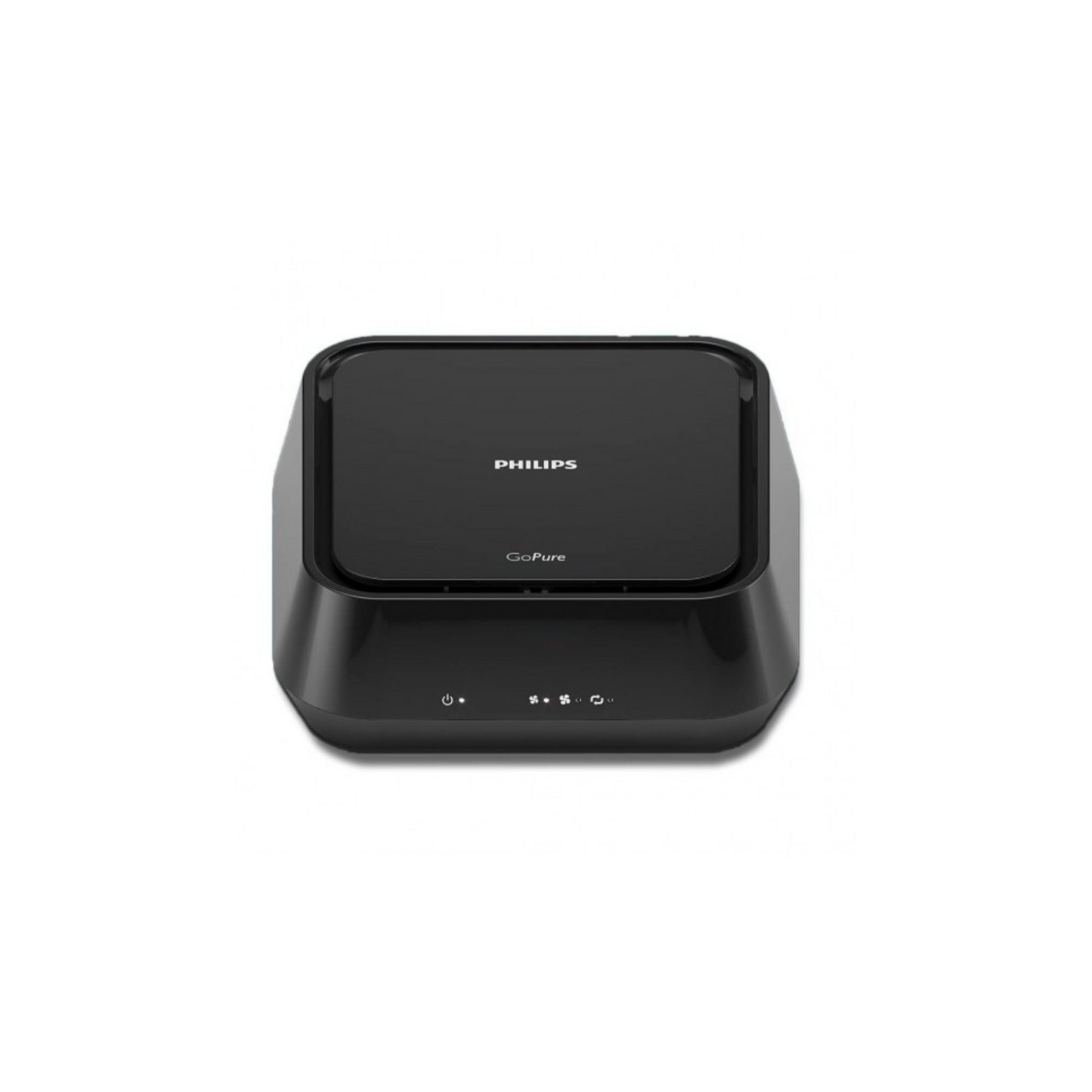 Philips Car Air Purifier 5211 sleek black compact design with control panel and Philips logo