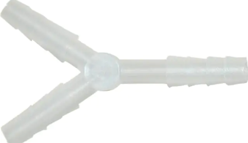 RespBuy Oxygen Supply Tubing Y Connector clear plastic medical tubing connector