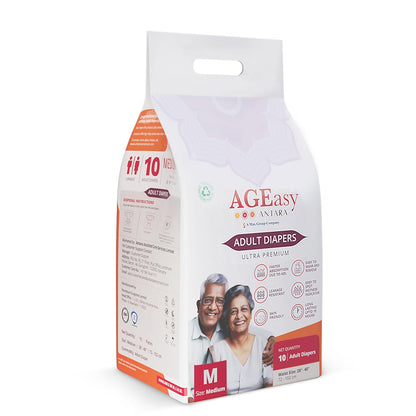 Antara AGEasy Adult Diapers (Pant & Tape Style)