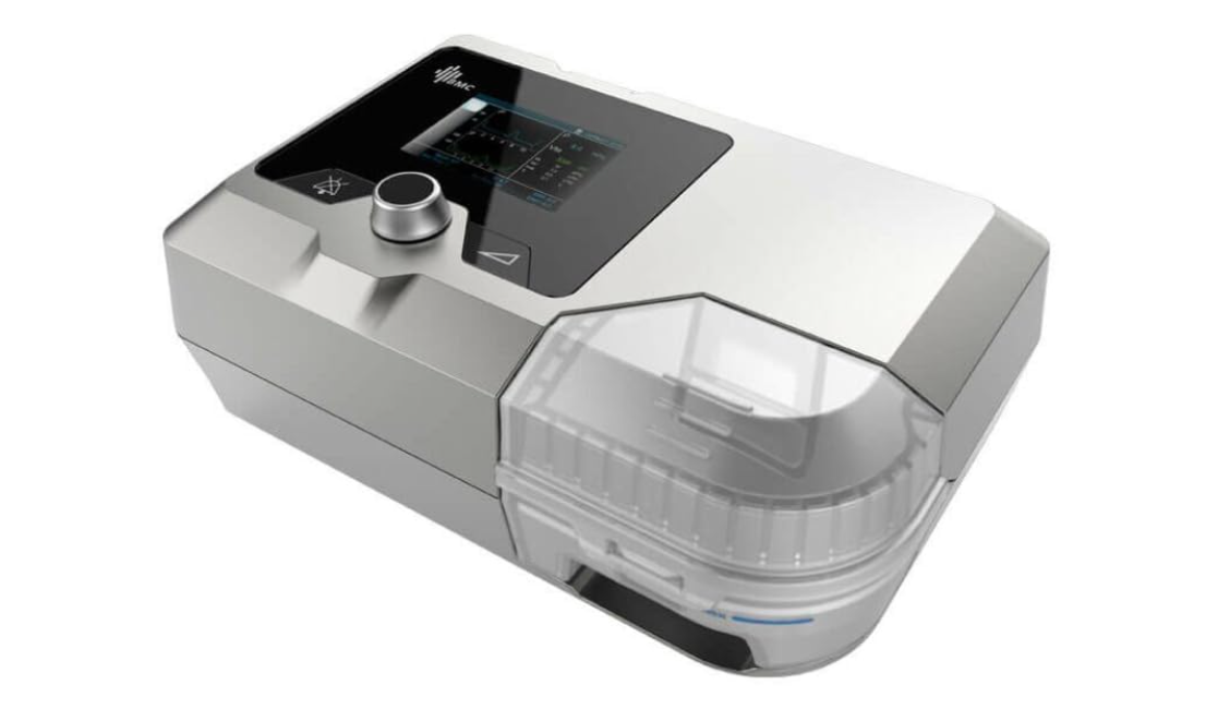BMC G2S B30VT Bipap machine with digital display and water chamber for respiratory support