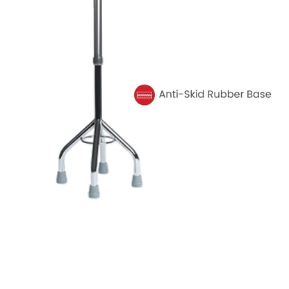 Antara AGEasy Four Leg Walking Stick - Book Your MediDevice