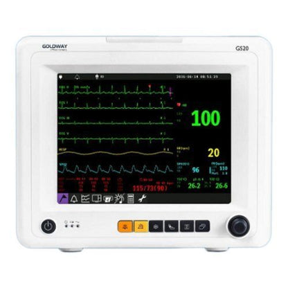 Philips multiparameter patient monitor GS20 by Book Your MediDevice showing vital signs and ECG waveforms