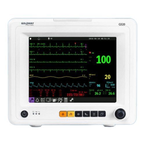 Philips multiparameter patient monitor GS20 by Book Your MediDevice showing vital signs and ECG waveforms