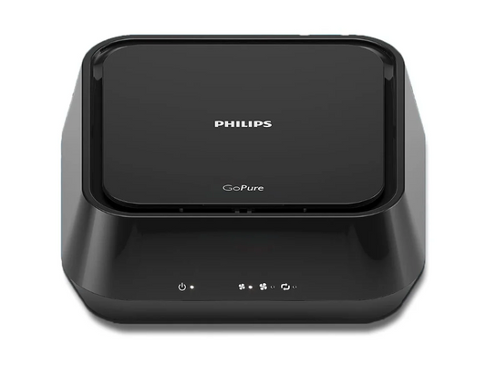 Philips car air purifier model 5212 in black for efficient in-car air cleaning