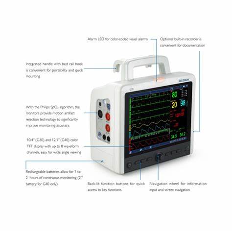 Philips Para Monitor G30 E portable patient monitor with color display and built-in alarm LED