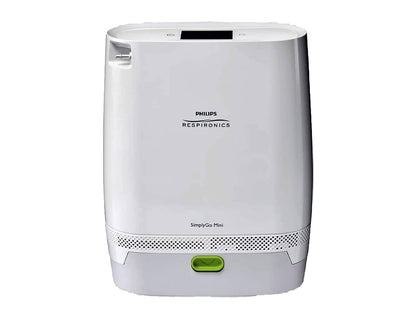 Philips SimplyGo Mini Portable Oxygen Concentrator white compact medical device front view