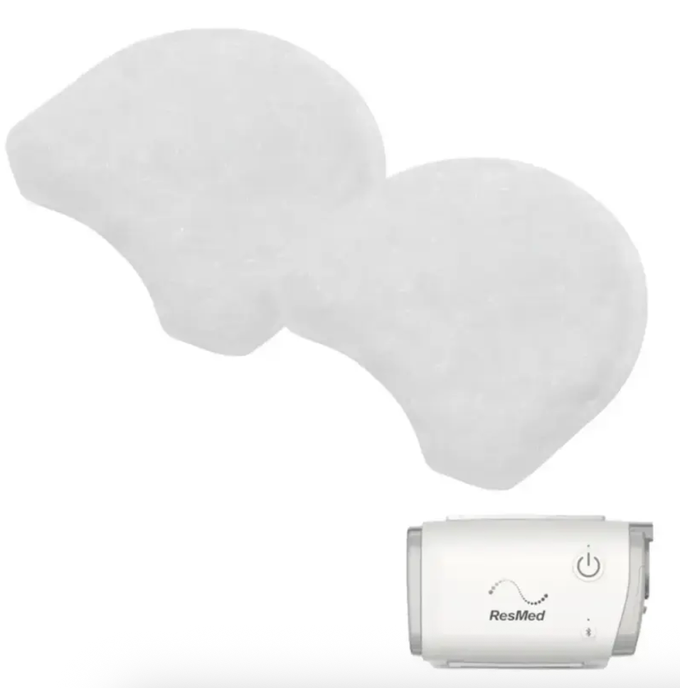 White replacement Air Filter For BMC CPAP and BIPAP with ResMed CPAP machine unit