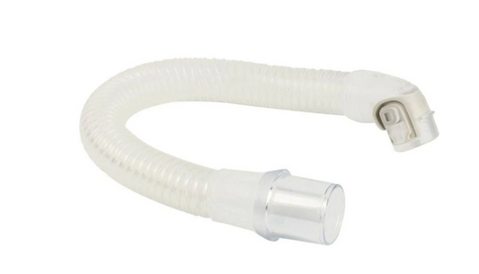 ResMed AirFit N20 Elbow and Short Tube for CPAP and BiPAP machines, flexible breathing hose