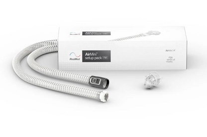 Resmed AirMini N20 Mask Setup Pack including tube and mask components for CPAP therapy