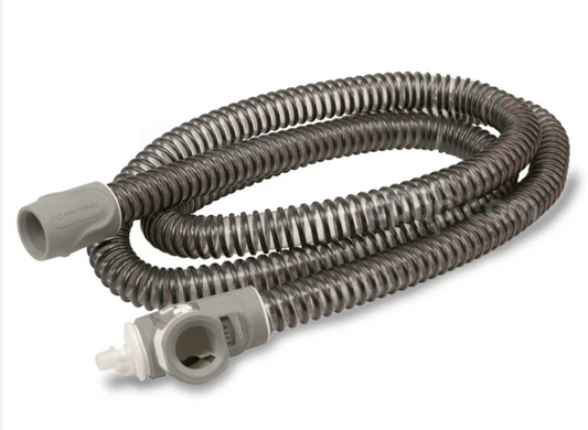 Resmed ClimateLineAir Heated Tube CPAP tubing with grey connectors for comfortable therapy