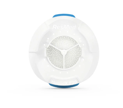 Resmed HumidX Filter white circular design with mesh center for CPAP humidifier use