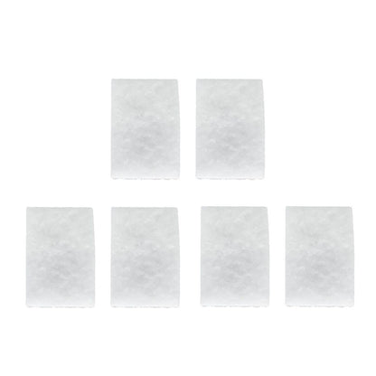 Set of six white replacement filters compatible with resmed n20 mask for clear airflow