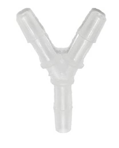 RespBuy Oxygen Supply Tubing Y Connector clear plastic medical connector for oxygen tubing